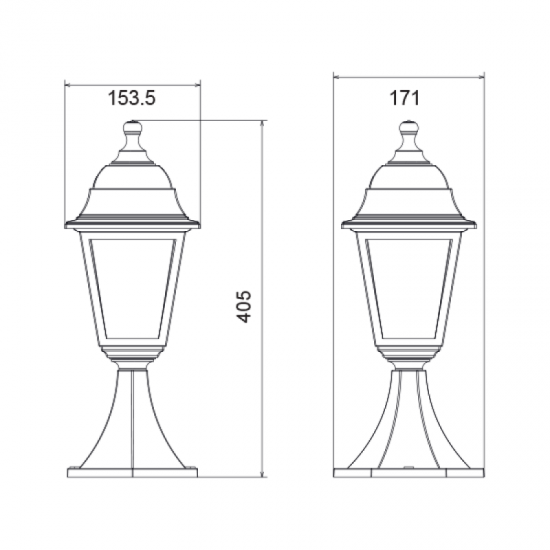 4S PLASTIC FLOOR GARDEN RUST LUMINAIRE 40,5CM E27 IP44-ΦΩΤΙΣΤΙΚΑ ΕΞΩΤΕΡΙΚΟΥ ΧΩΡΟΥ-ΦΑΝΑΡΑΚΙΑ-