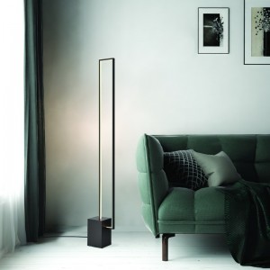 ILIANA ΕΠΙΔΑΠΕΔΙΟ ΦΩΤΙΣΤΙΚΟ LED ΜΕΤΑΛΛΟ ΜΑΥΡΟ 20,5x14xH150CM