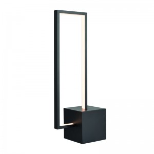 ILIANA ΕΠΙΤΡΑΠΕΖΙΟ ΦΩΤΙΣΤΙΚΟ LED ΜΕΤΑΛΛΟ ΜΑΥΡΟ 18x11xH46CM