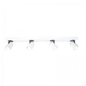 ΕΠΙΤΟΙΧΟ Φ/Σ 4XGU10 ΛΕΥΚΟ ΑΛΟΥΜΙΝΙΟ 76Χ7Χ12CM