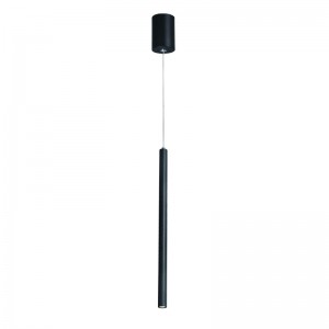 ZITTA ΚΡΕΜΑΣΤΟ ΜΟΝΟΦΩΤΟ ΦΩΤΙΣΤΙΚΟ LED ΜΕΤΑΛΛΟ ΜΑΥΡΟ D3xD5,3xH220CM