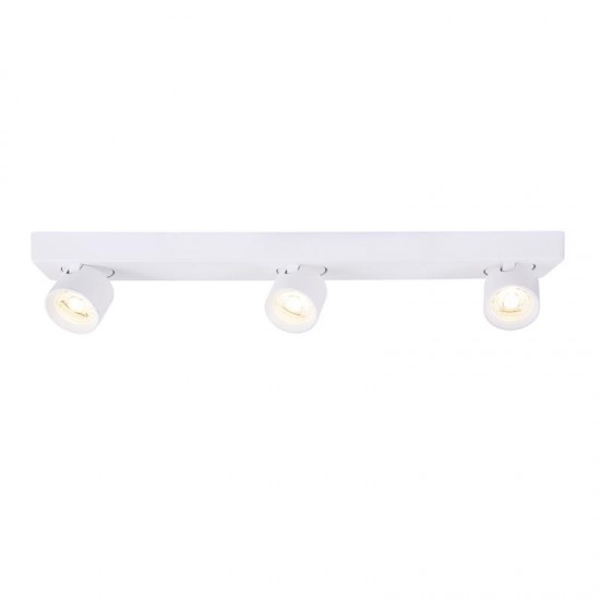 ΕΠΙΤΟΙΧΟ Φ/Σ LED 15W COB 80° 3000K 1200LM ΛΕΥΚΟ ΑΛΟΥΜΙΝΙΟ 54X7XH10CM