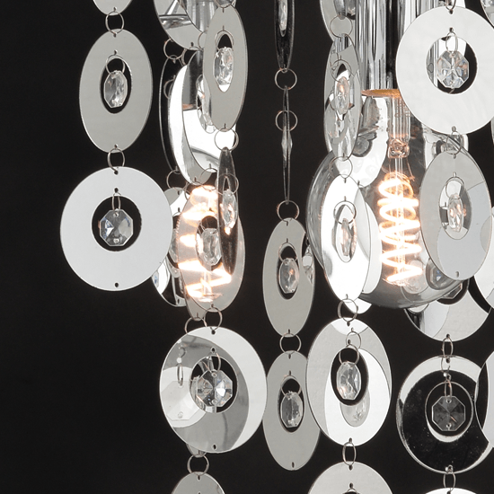 ΚΡΕΜΑΣΤΟ Φ/Σ 1ΧΕ27 ΑΚΡΥΛΙΚΟ+ΧΡΩΜΙΟ ΜΕΤΑΛΛΟ Φ30ΧΗ130CM