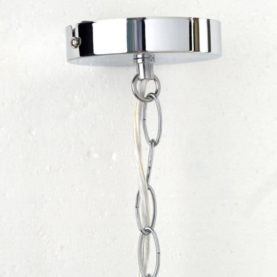 ΚΡΕΜΑΣΤΟ Φ/Σ 3ΧΕ14 ΑΚΡΥΛΙΚΟ+ΧΡΩΜΙΟ ΜΕΤΑΛΛΟ Φ38,ΧΗ98CM