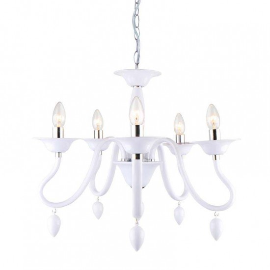 ΚΡΕΜΑΣΤΟ ΑΚΡΥΛΙΚΟ ΛΕΥΚΟ 5ΧΕ14 53xH43cm