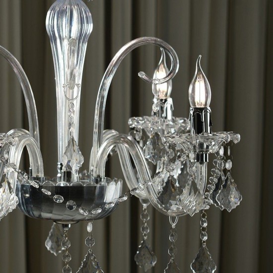 ΚΡΕΜΑΣΤΟ Φ/Σ 4ΧΕ14 ΔΙΑΦΑΝΟ ΑΚΡΥΛΙΚΟ Φ62XH130CM