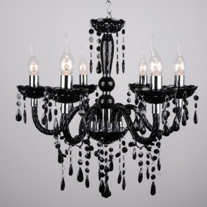 ΚΡΕΜΑΣΤΟ ΜΑΥΡΟ ΑΚΡΥΛΙΚΟ 6X40W E14