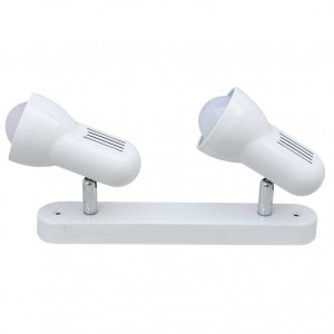  ΡΑΓΑ ΜΕ 2 ΣΠΟΤ ΚΙΝΗΤΑ R63 E27 ΛΕΥΚΑ