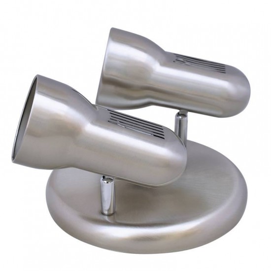 ΡΟΖΕΤΑ ΜΕ 2 ΣΠΟΤ ΚΙΝΗΤΑ R50 E14 ΝΙΚΕΛ ΜΑΤ