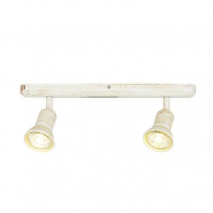 ΕΠΙΤΟΙΧΟ Φ/Σ 2ΧGU10 ΑΝΤΙΚΕ ΛΕΥΚΟ ΜΕΤΑΛΛΙΚΟ 36X6,2X14CM