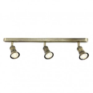 ΕΠΙΤΟΙΧΟ Φ/Σ 3ΧGU10 ΜΠΡΟΝΖΕ 56X6,2X12CM