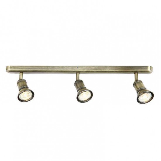 ΕΠΙΤΟΙΧΟ Φ/Σ 3ΧGU10 ΜΠΡΟΝΖΕ 56X6,2X12CM