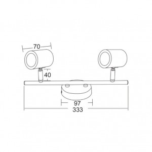 ΣΠΟΤ ΙI ΛΕΥΚΟ ΜΑΤ 2ΧGU10