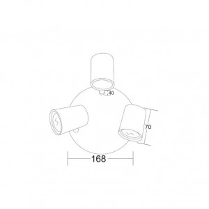 ΣΠΟΤ III ΡΟΖΕΤΑ ΛΕΥΚΟ ΜΑΤ 3ΧGU10