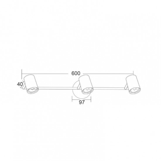 ΣΠΟΤ III ΜΑΥΡΟ ΜΑΤ 3ΧGU10