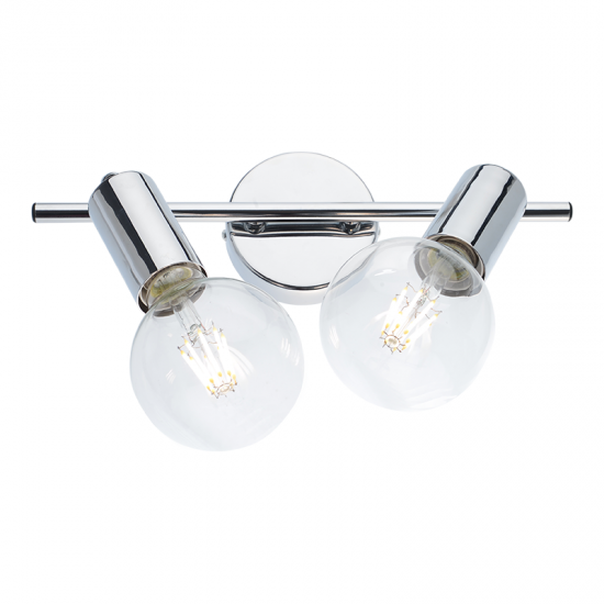 KARMA ΕΠΙΤΟΙΧΙΟ ΦΩΤΙΣΤΙΚΟ 2ΦΩΤΟ ΜΕΤΑΛΛΙΚΟ ΑΣΗΜΙ 3,3X9,7X17CM