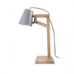 ΕΠΙΤΡΑΠΕΖΙΟ Φ/Σ 1ΧΕ14 ΞΥΛΟ +ΓΚΡΙ ΜΕΤΑΛΛΟ 27Χ16ΧΗ53CM