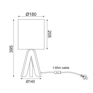 ΕΠΙΤΡΑΠΕΖΙΟ Φ/Σ 1ΧΕ14 ΞΥΛΟ+ΛΕΥΚΟ ΑΜΠΑΖΟΥΡ Φ18XH40CM 