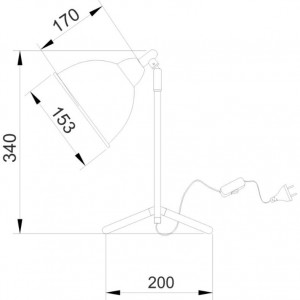 ΠΟΡΤΑΤΙΦ ΓΥΑΛΙΣΤΕΡΟ ΧΡΩΜΙΟ ΜΕΤΑΛΛΙΚΟ 1ΧE27