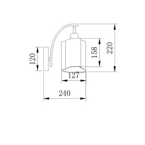 ΑΠΛΙΚΑ ΧΡΩΜΙΟ ΛΕΥΚΟ ΓΥΑΛΙ 1ΧE27