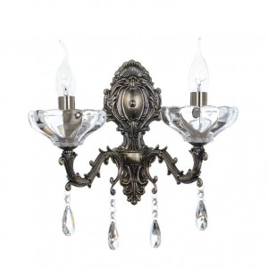 ΕΠΙΤΟΙΧΙΟ Φ/Σ 2ΧΕ14 ΜΕΤΑΛΛΙΚΟ ΜΠΡΟΝΖΕ+ΚΡΥΣΤΑΛΛΟ 35Χ35Χ25CM