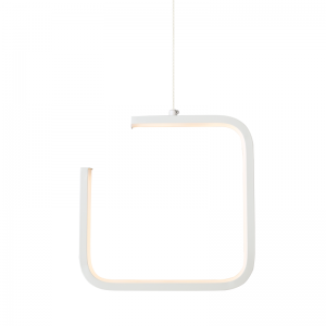 THIN III ΚΡΕΜΑΣΤΟ ΦΩΤΙΣΤΙΚΟ LED ΛΕΥΚΟ ΜΕΤΑΛΛΟ 22x11xH129CM