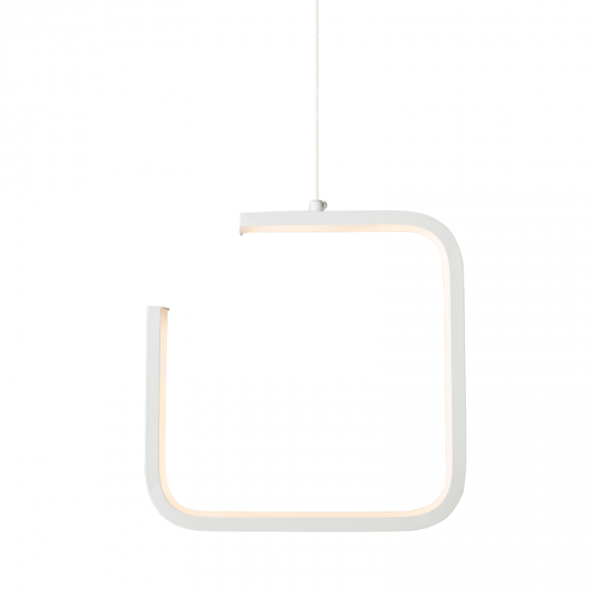 THIN III ΚΡΕΜΑΣΤΟ ΦΩΤΙΣΤΙΚΟ LED ΛΕΥΚΟ ΜΕΤΑΛΛΟ 22x11xH129CM