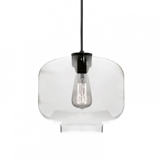 ΚΡΕΜΑΣΤΟ ΔΙΑΦΑΝΕΣ ΓΥΑΛΙ Φ28cm 1χ40W E27