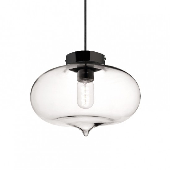 ΚΡΕΜΑΣΤΟ ΜΟΝΟΦΩΤΟ ΦΩΤΙΣΤΙΚΟ ΔΙΑΦΑΝΕΣ ΓΥΑΛΙ Φ27cm