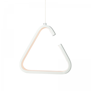 THIN ΙΙ ΚΡΕΜΑΣΤΟ ΦΩΤΙΣΤΙΚΟ LED ΜΕΤΑΛΛΟ ΛΕΥΚΟ 23x11xH128CM