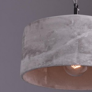 ΚΡΕΜΑΣΤΟ ΦΩΤΙΣΤΙΚΟ 1ΧΕ27 ΤΣΙΜΕΝΤΟ Φ32xH18cm