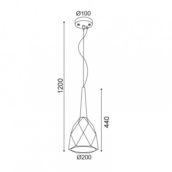 ΚΡΕΜΑΣΤΟ Φ/Σ 1ΧΕ27 ΤΣΙΜΕΝΤΟ+ΞΥΛΟ Φ20ΧΗ120CM
