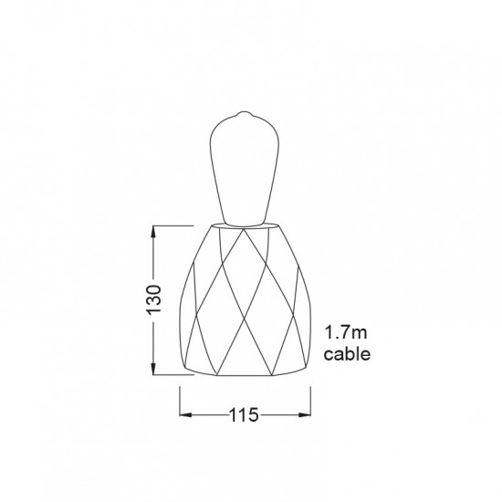 ΠΟΡΤΑΤΙΦ 1ΧΕ27 ΤΣΙΜΕΝΤΟ ΠΟΛΥΓΩΝΙΚΟ Φ11,5ΧΗ13CM