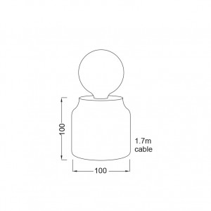 ΠΟΡΤΑΤΙΦ 1ΧΕ27 ΤΣΙΜΕΝΤΟ+ΧΑΛΙΚΙ Φ10ΧΗ10CM