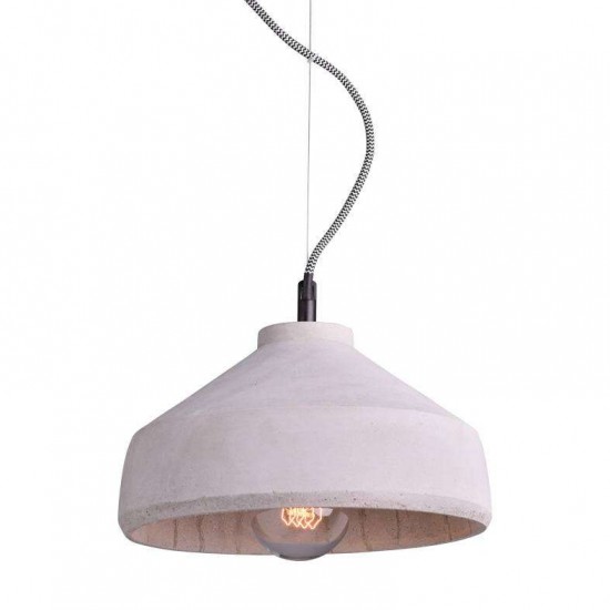 ΚΡΕΜΑΣΤΟ ΦΩΤΙΣΤΙΚΟ 1ΧΕ27 ΤΣΙΜΕΝΤΟ Φ28xH16cm