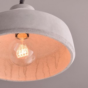 ΚΡΕΜΑΣΤΟ ΦΩΤΙΣΤΙΚΟ 1ΧΕ27 ΤΣΙΜΕΝΤΟ Φ28xH16cm