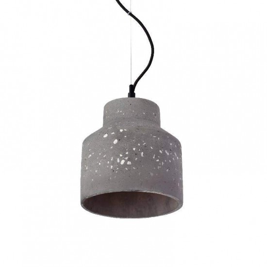 ΚΡΕΜΑΣΤΟ Φ/Σ 1ΧΕ27 ΜΑΥΡΟ ΤΣΙΜΕΝΤΟ+ΧΑΛΙΚΙ Φ22ΧΗ120CM