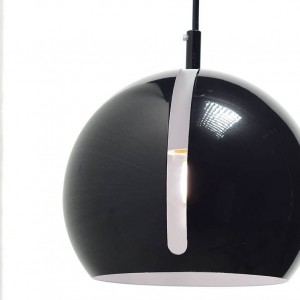 ΚΡΕΜΑΣΤΟ Φ/Σ 1ΧΕ27 ΜΕΤΑΛΛΙΚΟ ΜΑΥΡΟ Φ20ΧΗ120CM