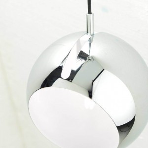 ΚΡΕΜΑΣΤΟ Φ/Σ 1ΧΕ27 ΜΕΤΑΛΛΙΚΟ ΧΡΩΜΙΟ Φ20XH120CM