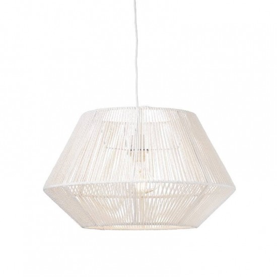 ΚΡΕΜΑΣΤΟ Φ/Σ 1ΧΕ27 ΣΧΟΙΝΙ ΛΕΥΚΟ Φ49,5ΧΗ120CM