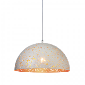 EGG ΚΡΕΜΑΣΤΟ ΦΩΤΙΣΤΙΚΟ ΜΕΤΑΛΛΟ ΛΕΥΚΟ Φ40xΗ120cm