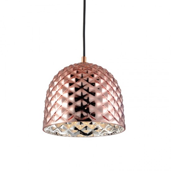 SERI ΚΡΕΜΑΣΤΟ ΦΩΤΙΣΤΙΚΟ 1ΦΩΤΟ ΓΥΑΛΙ ΧΑΛΚΙΝΟ Φ24xΗ120cm