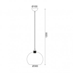 ΚΡΕΜΑΣΤΟ 1ΧΕ27 ΔΙΑΦΑΝ ΓΚΡΙ ΓΥΑΛΙ +ΑΣΗΜΙ ΜΕΤΑΛΛΙΚΗ ΑΝΑΡΤΗΣΗ Φ30ΧΗ120CM 