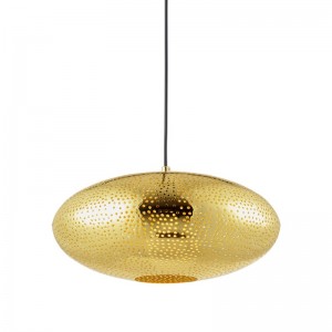 BARLA ΚΡΕΜΑΣΤΟ ΜΟΝΟΦΩΤΟ ΦΩΤΙΣΤΙΚΟ ΧΡΥΣΟ ΜΕΤΑΛΛΟ Φ40xΗ120cm