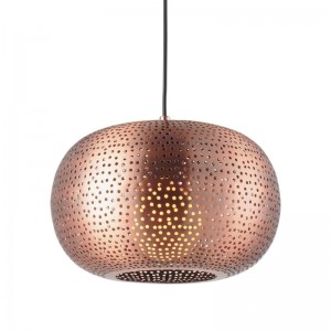 BARLA BALL ΚΡΕΜΑΣΤΟ ΜΟΝΟΦΩΤΟ ΦΩΤΙΣΤΙΚΟ ΧΑΛΚΙΝΟ ΜΕΤΑΛΛΟ Φ30xΗ120cm