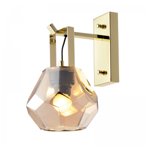 DIAMOND ΑΠΛΙΚΑ ΜΟΝΟΦΩΤΗ ΓΥΑΛΙ ΜΕΛΙ Φ18x23,5x30CM