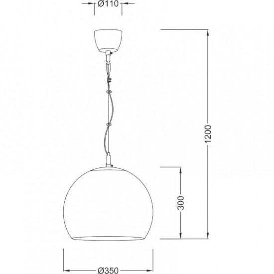 ΚΡΕΜΑΣΤΟ ΓΥΑΛΙΝΟ, ΜΕΤΑΛΛΙΚΟ 1ΧΕ27
