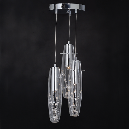 ANNA ΚΡΕΜΑΣΤΟ 3ΦΩΤΟ ΦΩΤΙΣΤΙΚΟ ΜΕΤΑΛΛΟ ΑΣΗΜΙ Φ30xΗ100CM