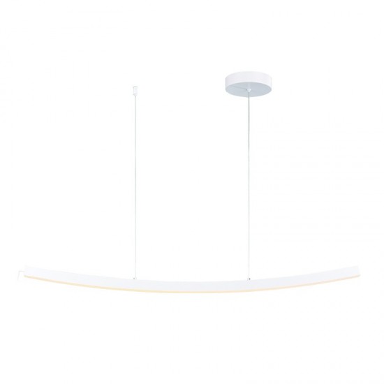 BAILA ΚΡΕΜΑΣΤΟ ΦΩΤΙΣΤΙΚΟ ΡΑΓΑ LED ΑΛΟΥΜΙΝΙΟ ΛΕΥΚΟ 102x15x110CM