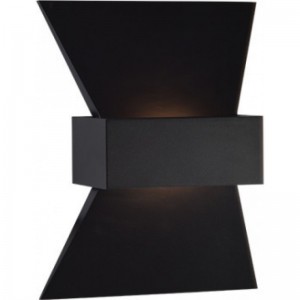 ΕΠΙΤΟΙΧΟ Φ/Σ LED 6W 3000K ΑΛΟΥΜΙΝΙΟ ΜΑΥΡΟ 20Χ16Χ7CM 